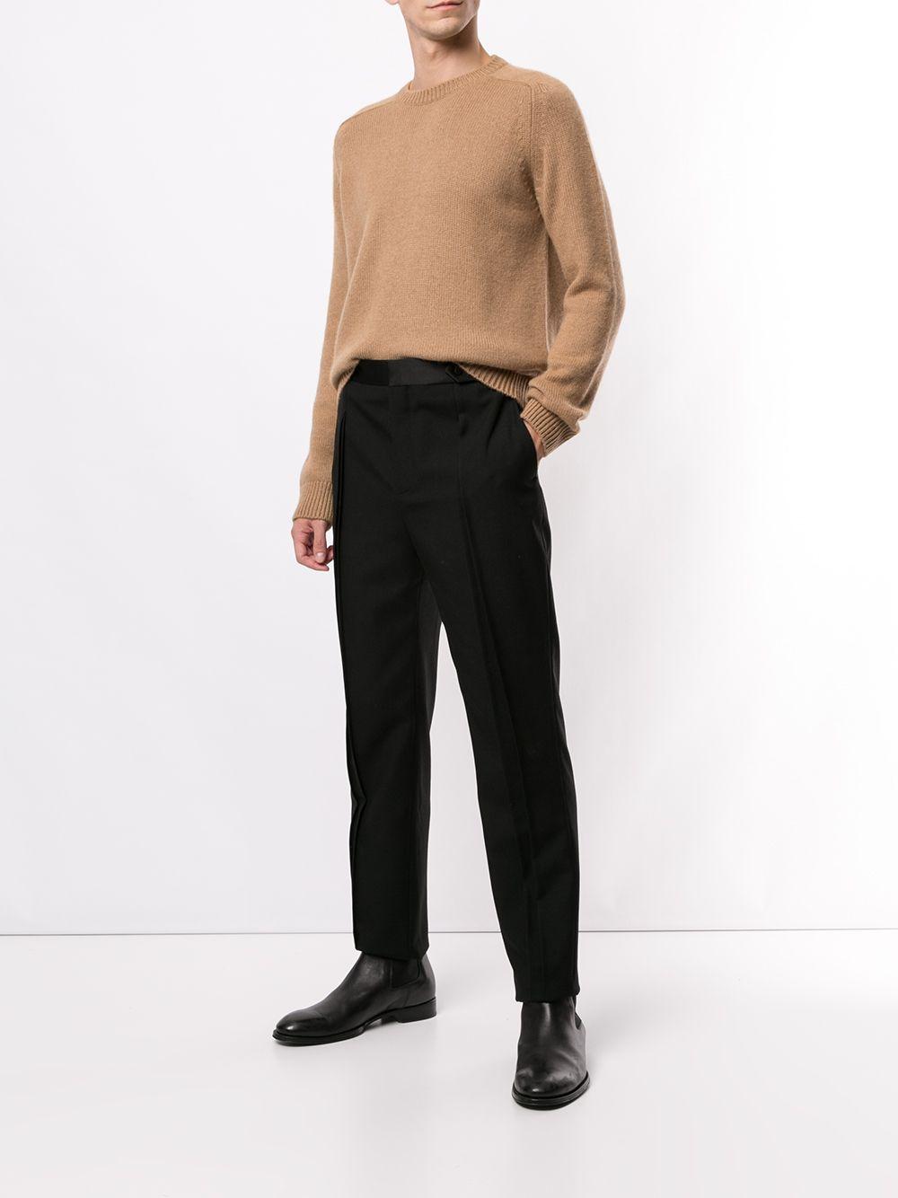 SAINT LAURENT Casual Round Neck Sweater for Men