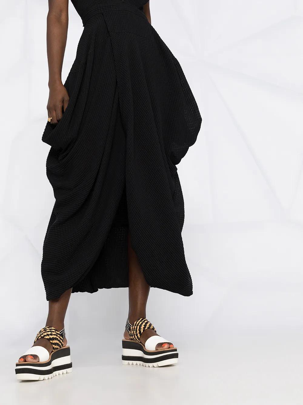 STELLA MCCARTNEY Feminine V-Neck Front Slit Dress