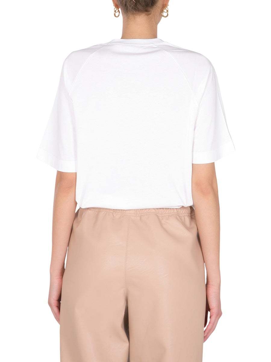 STELLA MCCARTNEY Logo Printed Crew Neck T-Shirt for Women