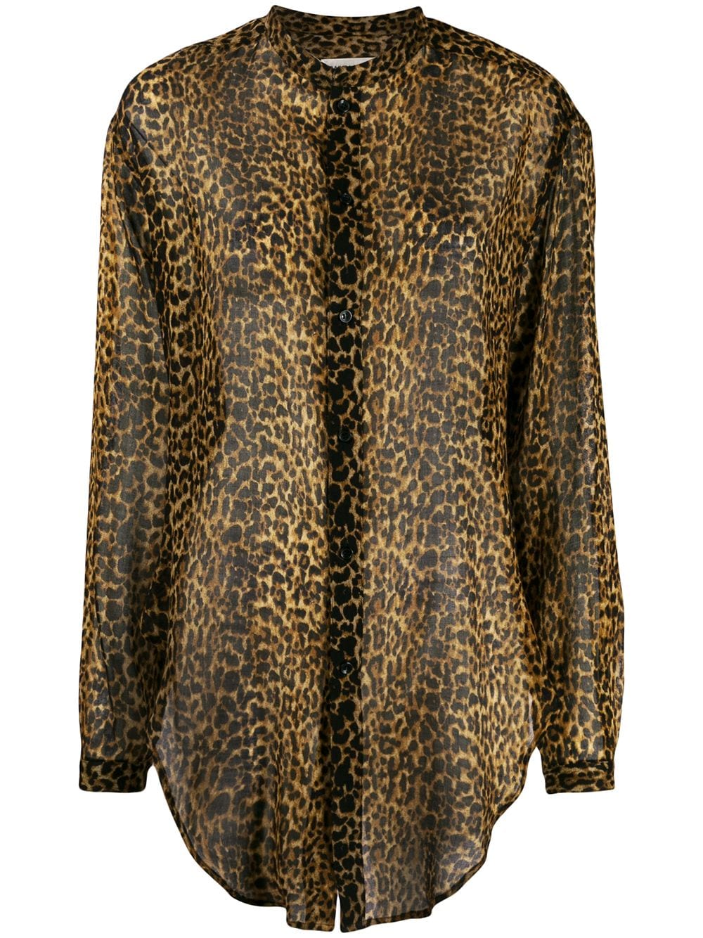 SAINT LAURENT Leo Print Blouse for Women