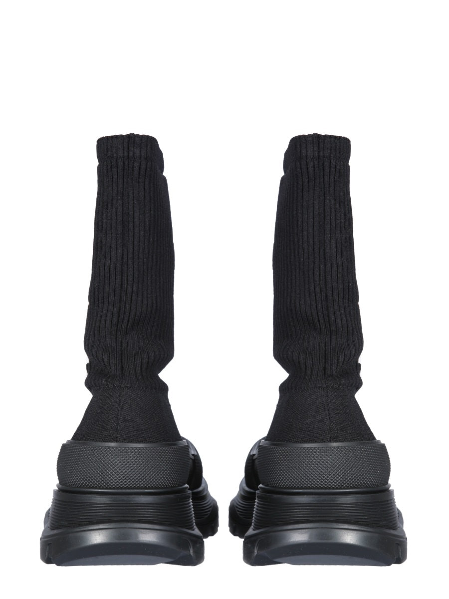 ALEXANDER McQUEEN Oversized Rubber Lug Sole Boot