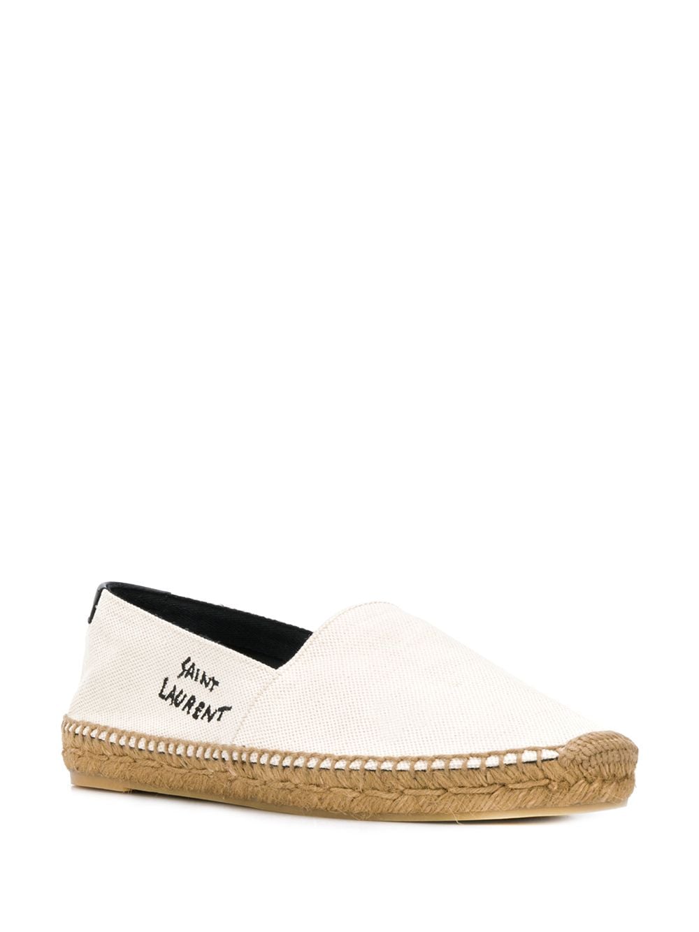 SAINT LAURENT Signature Canvas Espadrilles - Slip-On Style