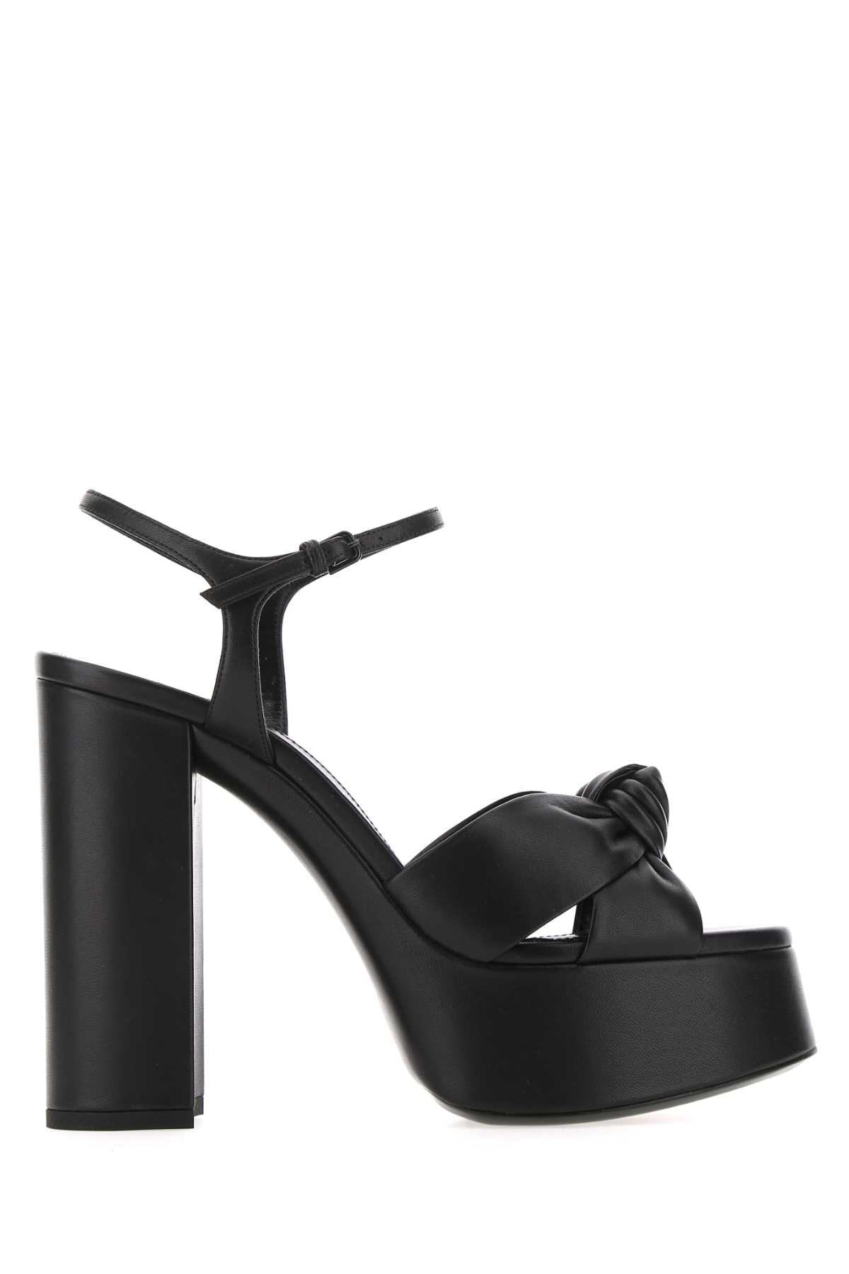 SAINT LAURENT Bianca 85 Leather Sandals