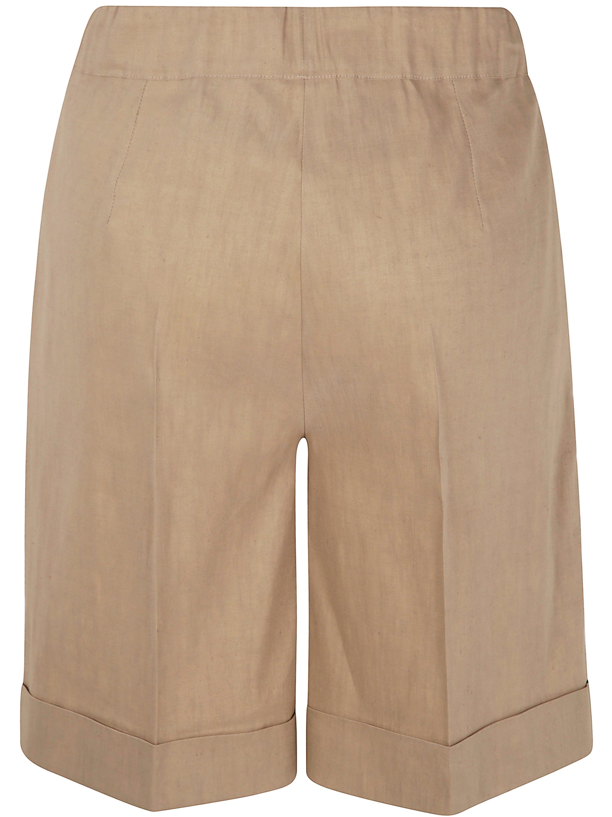 D.EXTERIOR Linen Stretch Delave Mini Shorts for Women