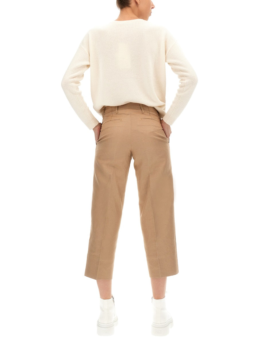 S MAX MARA Elegant High-Waisted Trousers for Women