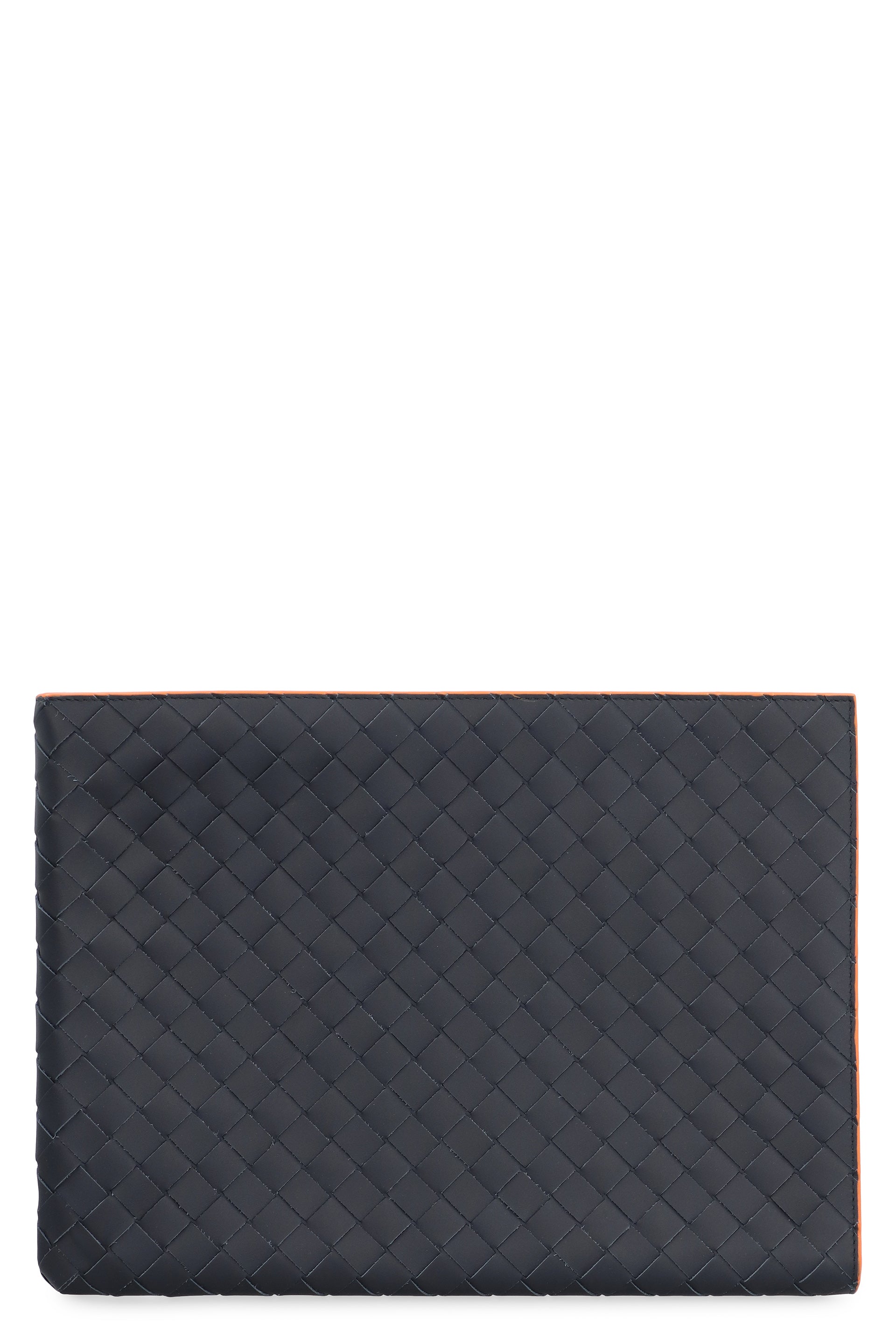 BOTTEGA VENETA Leather Mini Clutch with Intrecciato Motif