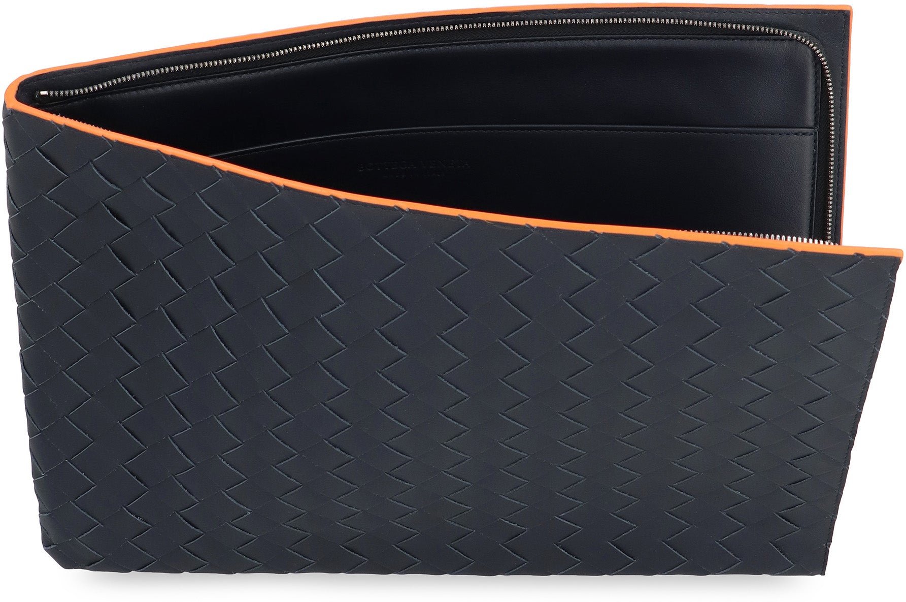 BOTTEGA VENETA Leather Mini Clutch with Intrecciato Motif