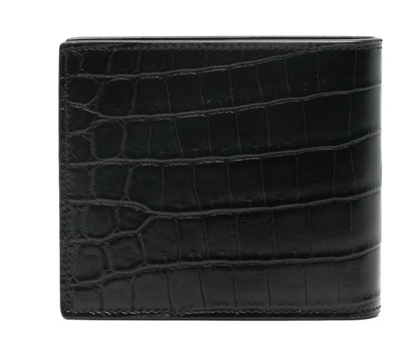 SAINT LAURENT Mini Leather Wallet for Men