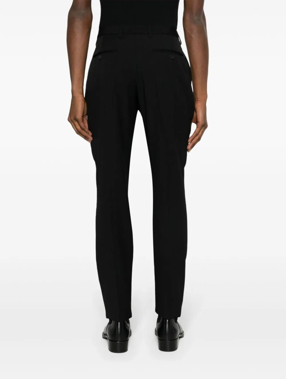 SAINT LAURENT Men's Classic Wool Pants - SS24 Collection