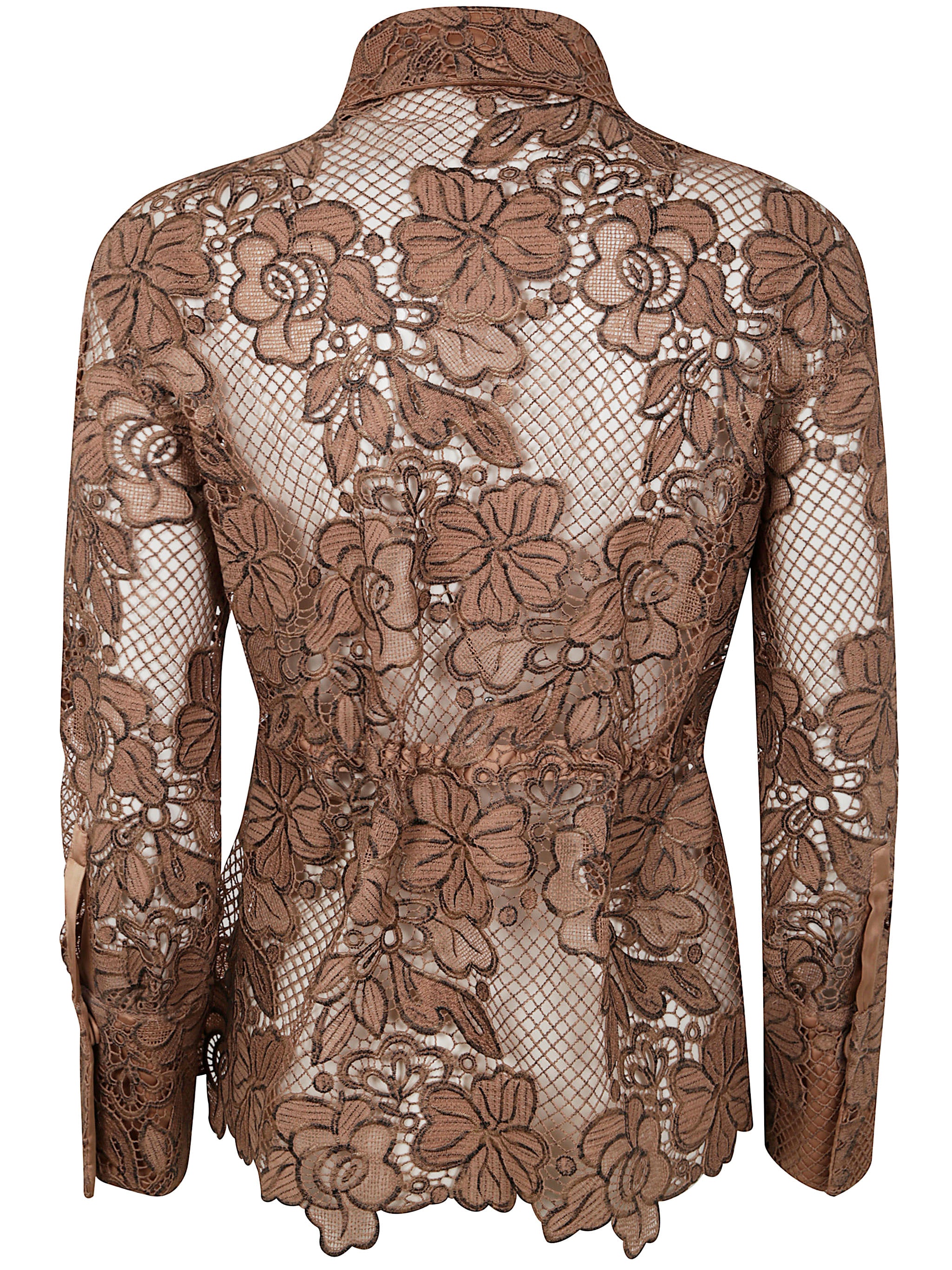 D.EXTERIOR Macrame Lace Blouse