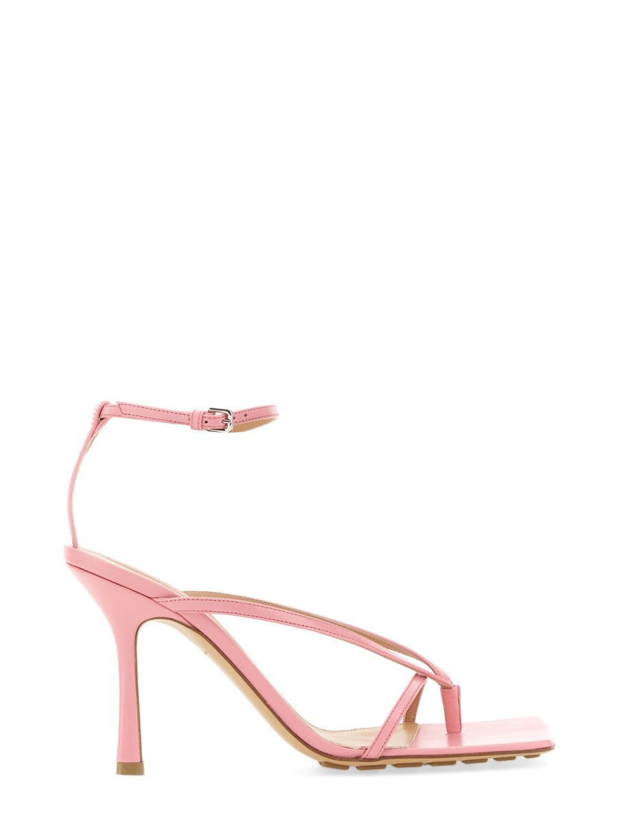 BOTTEGA VENETA Stretch Sandal with Adjustable Buckle - 9 cm Heel