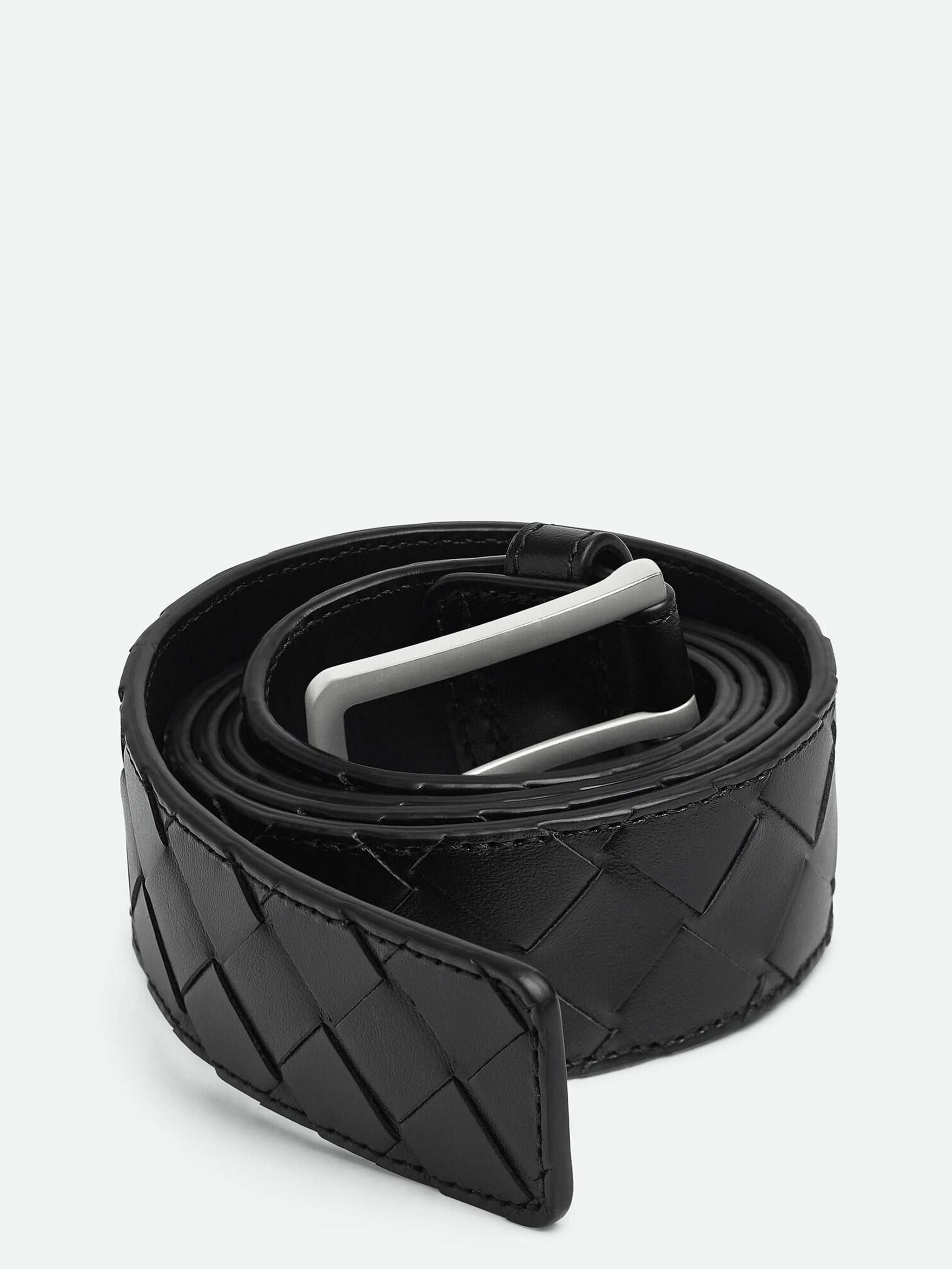 BOTTEGA VENETA Leather Belt 3.5 CM