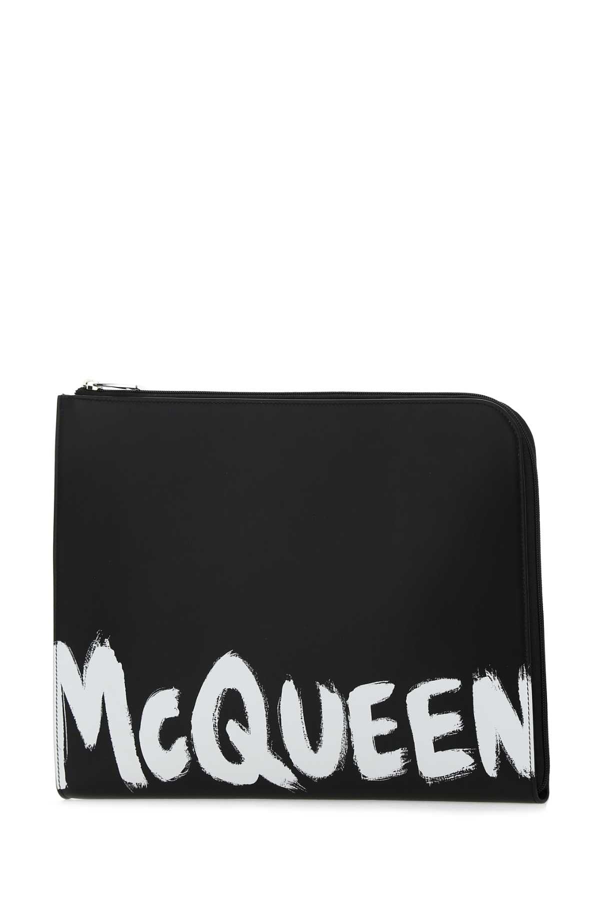 ALEXANDER MCQUEEN Mini Leather Document Holder