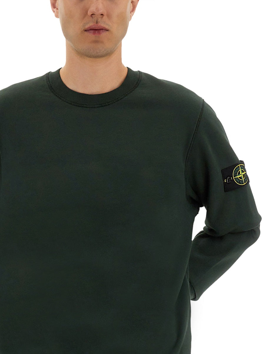STONE ISLAND Regular Fit Sweatshirt - Men's Size L