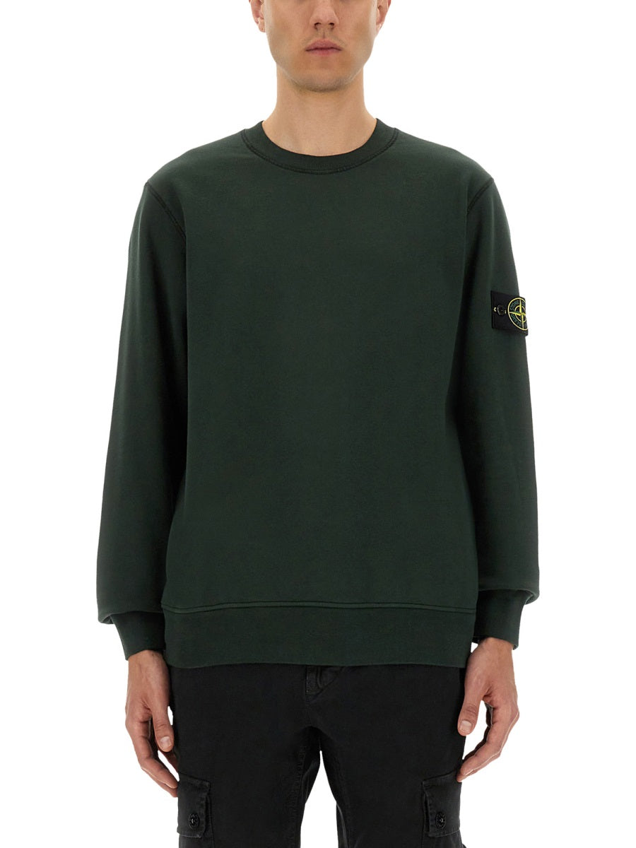 STONE ISLAND Regular Fit Sweatshirt - Men's Size L