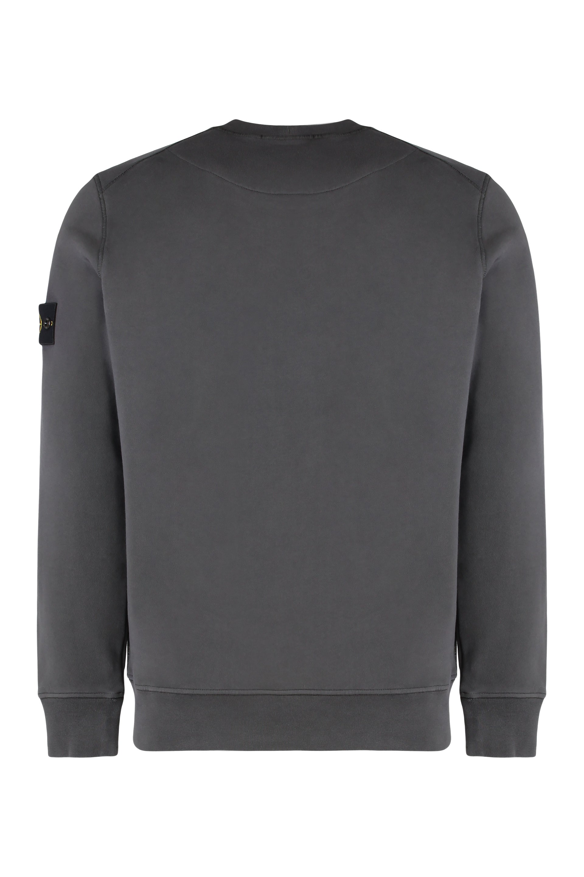 STONE ISLAND Cotton Sweatshirt in Dark Gray