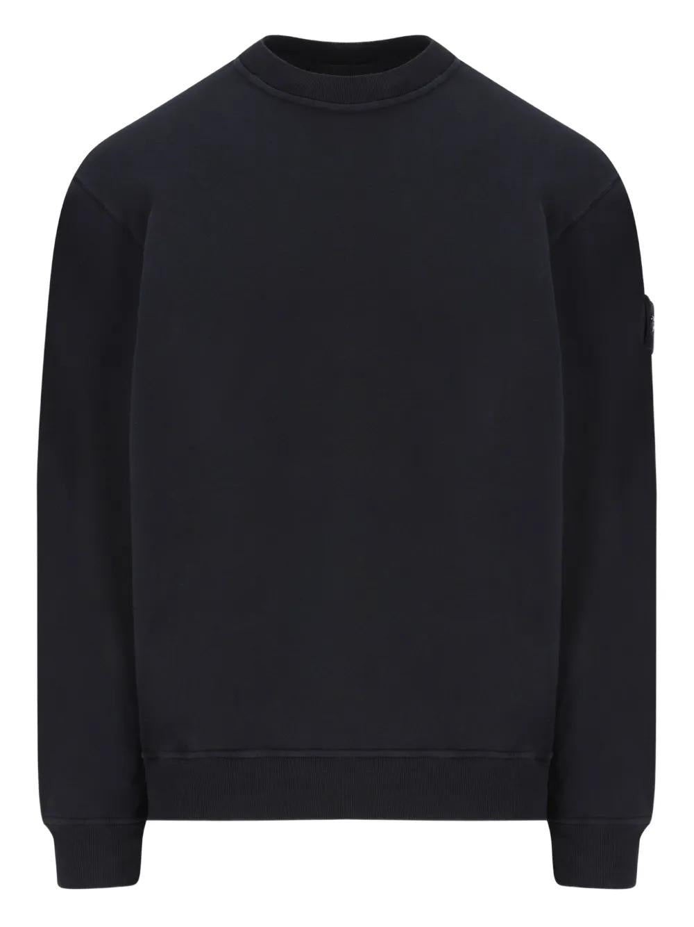 STONE ISLAND Cotton Sweatshirt with Patch Pockets for Men