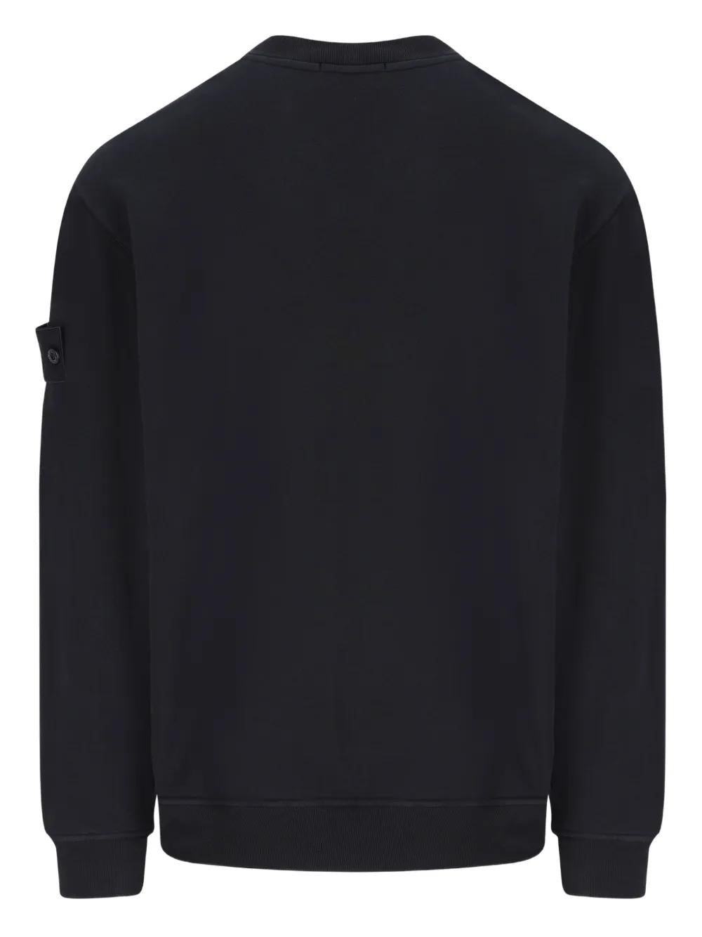 STONE ISLAND Cotton Sweatshirt with Patch Pockets for Men