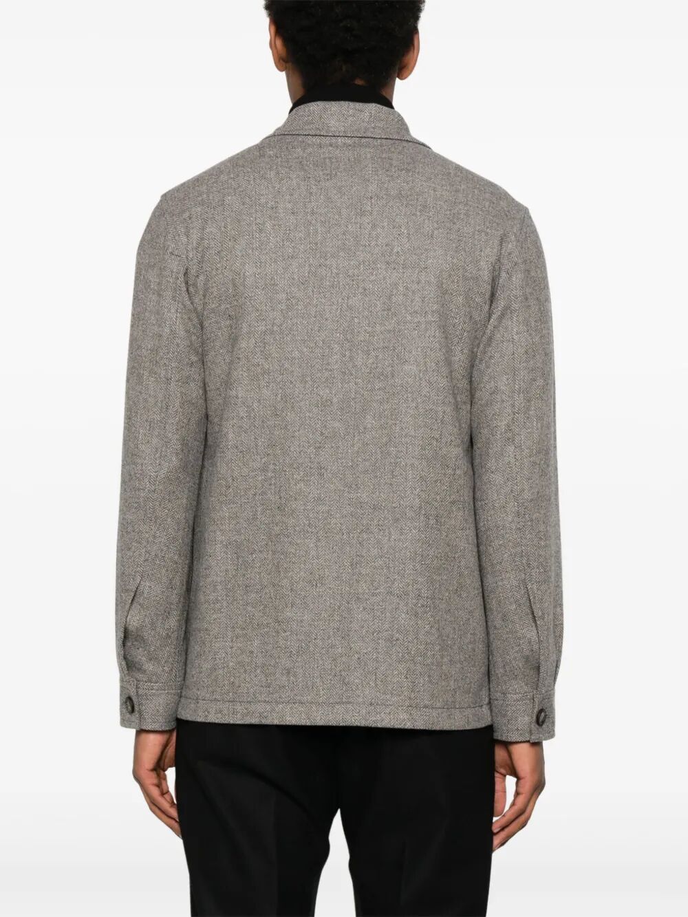 TAGLIATORE Men's Wool Blend Outerwear Jacket