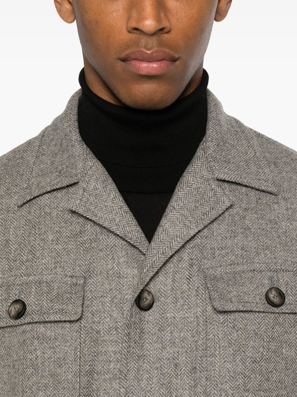 TAGLIATORE Men's Wool Blend Outerwear Jacket