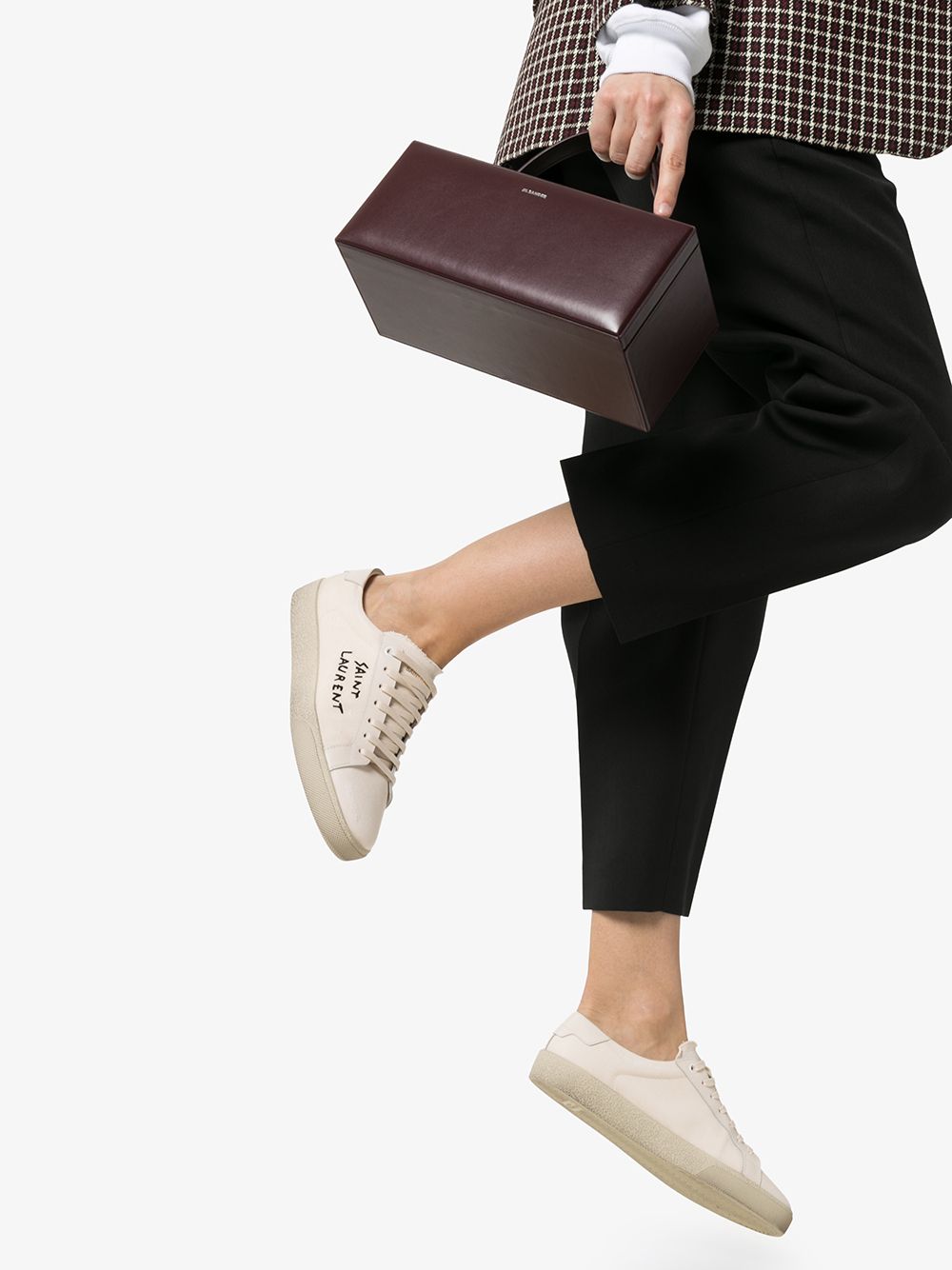 SAINT LAURENT Court Classic SL/06 Canvas Sneakers