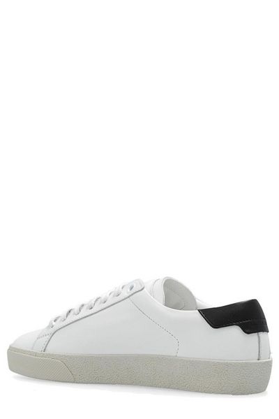 SAINT LAURENT Signature Mini Leather Sneakers for Women
