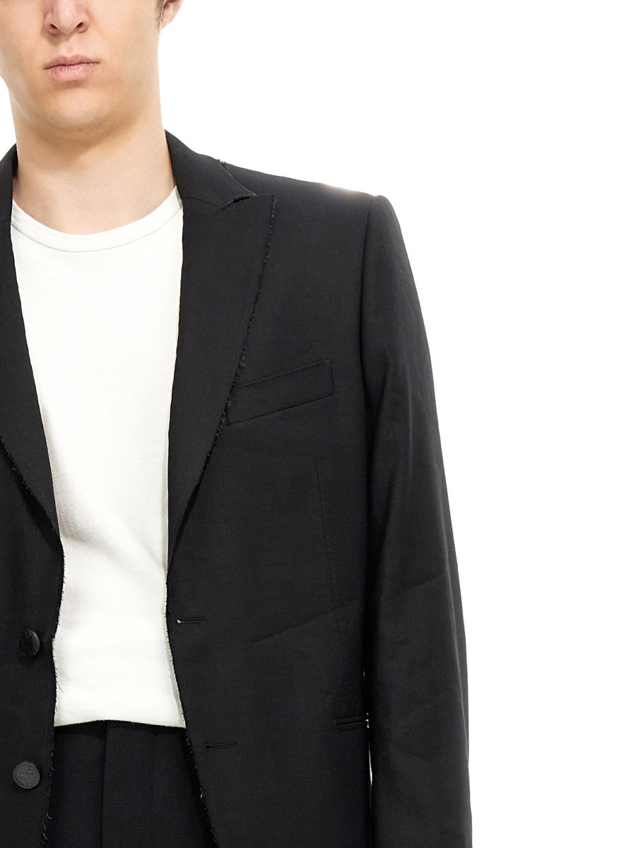 TONELLO Single-Breasted Jacket with Peaked Lapels