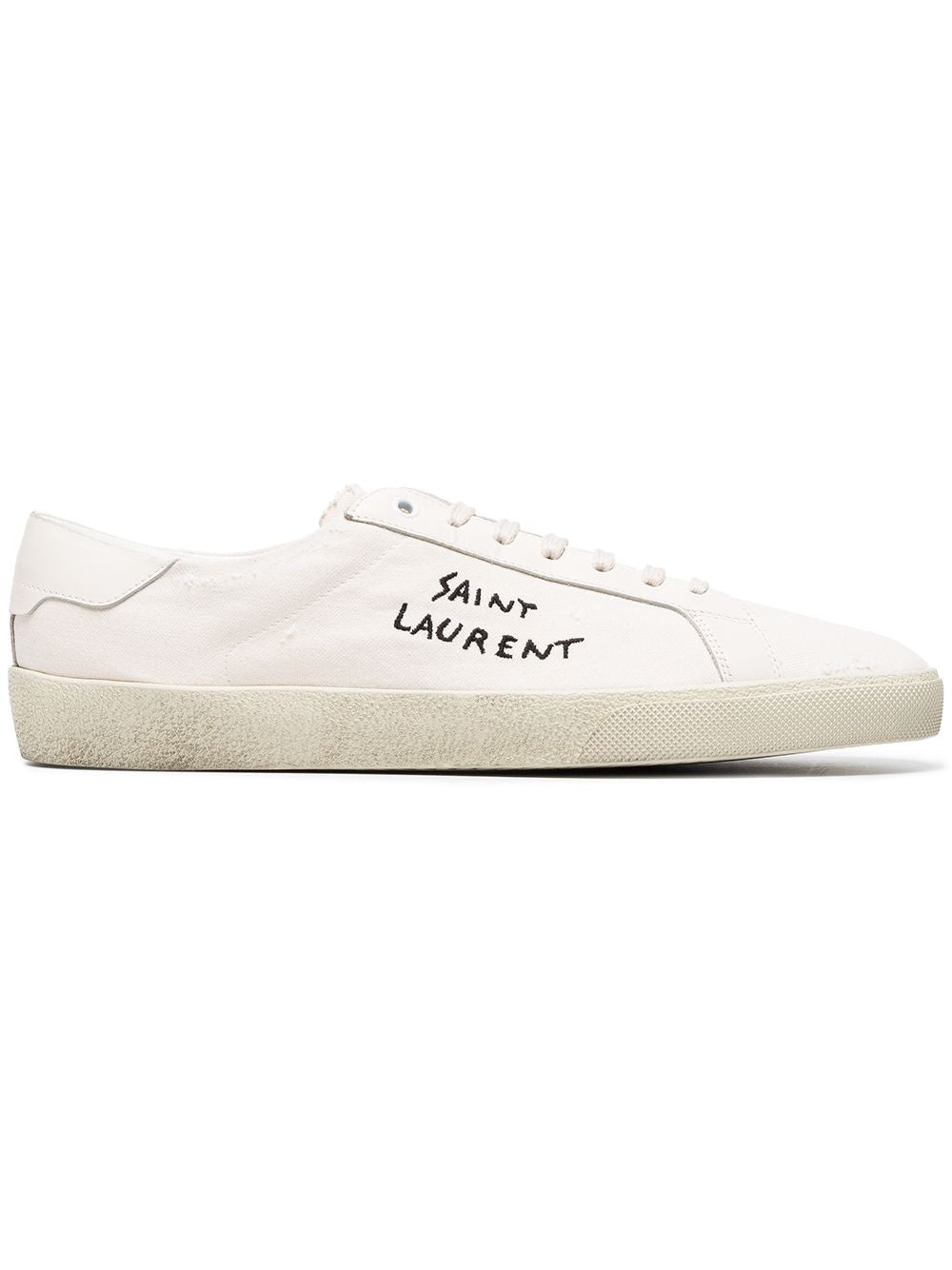 SAINT LAURENT Classic Court Sneakers - Men's Size 3 CM Sole