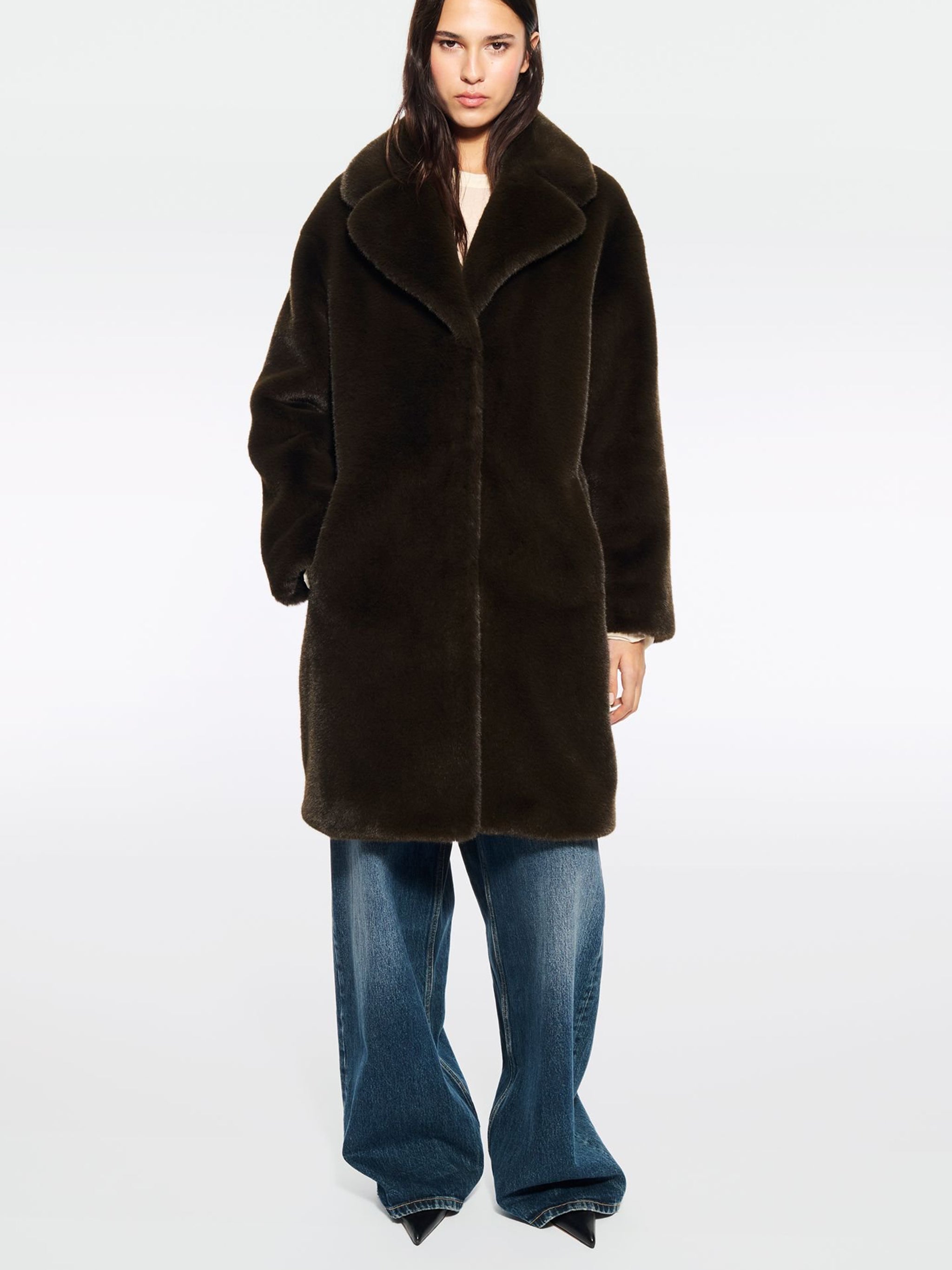 STAND STUDIO Cocoon Jacket with Notch Collar for Women