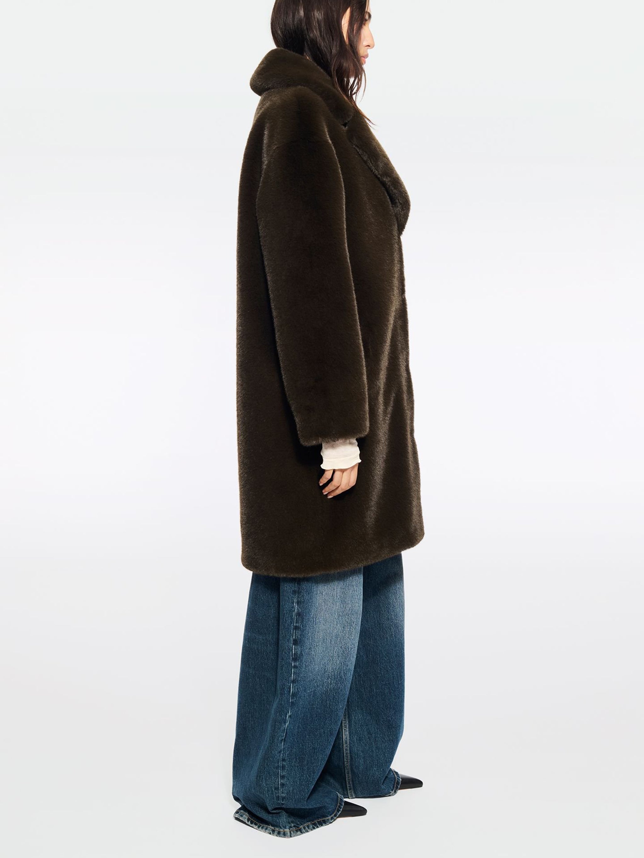 STAND STUDIO Cocoon Jacket with Notch Collar for Women