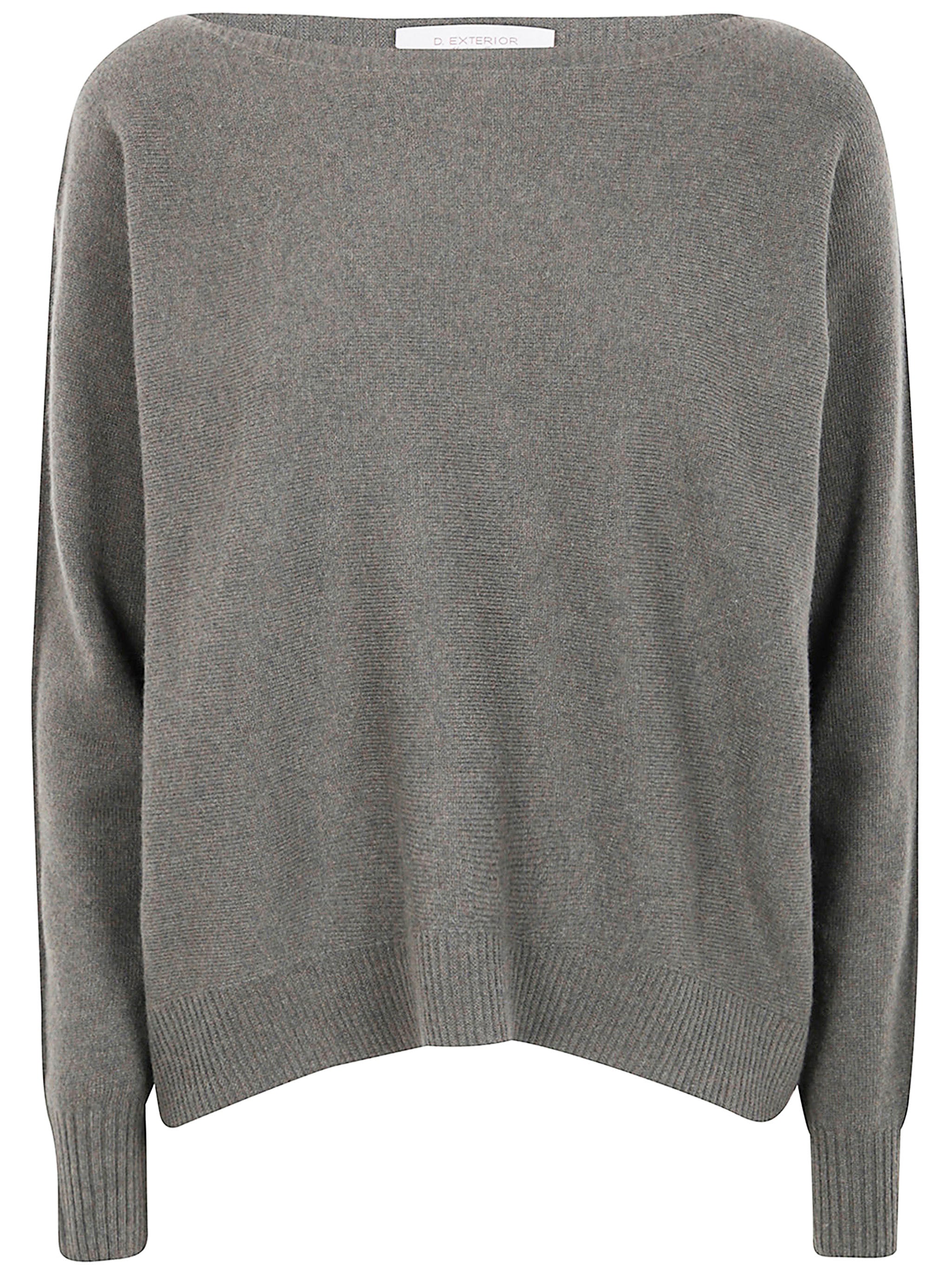 D.EXTERIOR Oversized Boatneck Sweater for Women