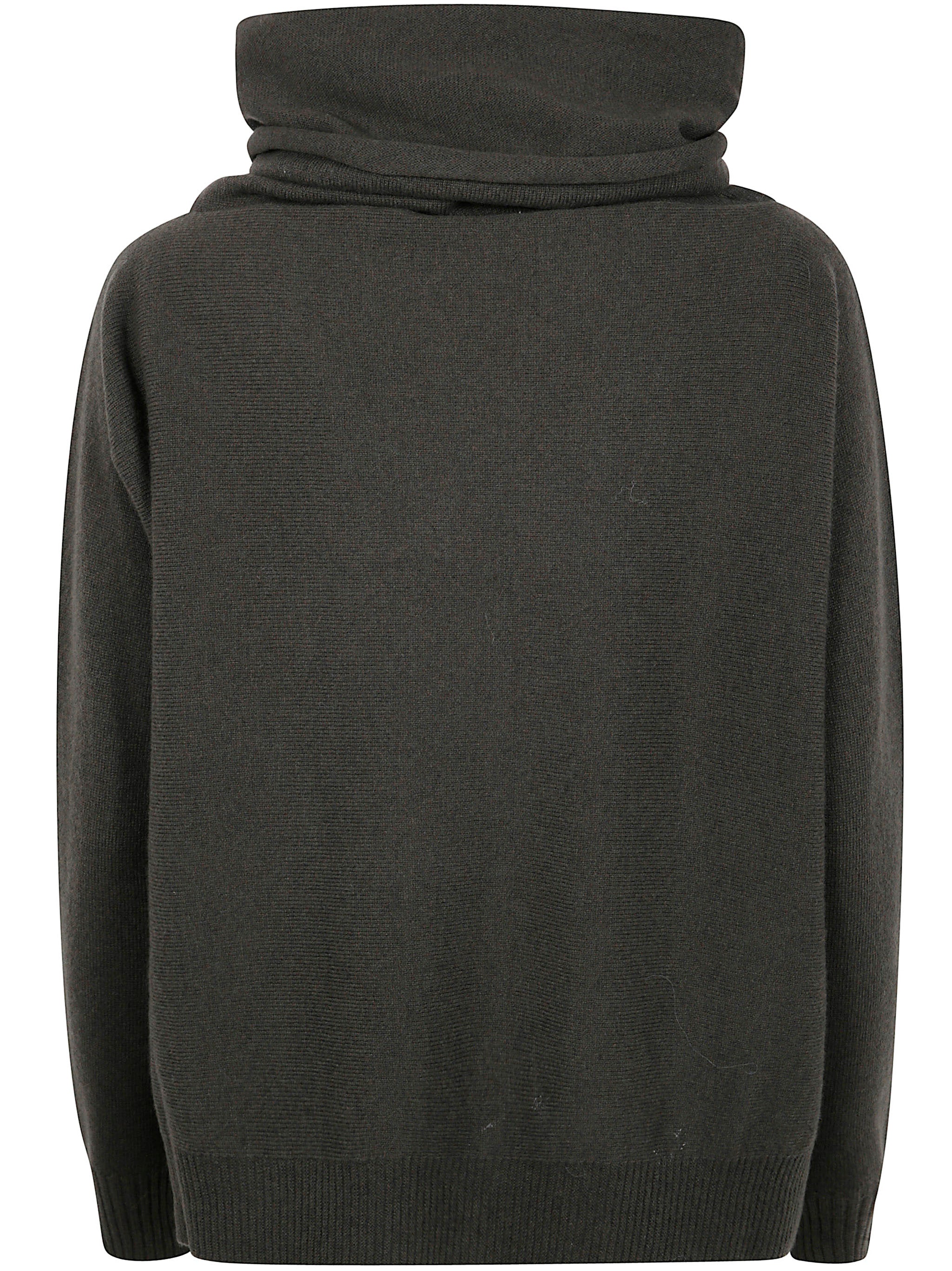 D.EXTERIOR Oversized High Neck Cashmere Blend Sweater for Women