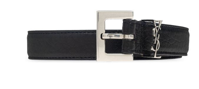 SAINT LAURENT Classic Leather Belt for Men