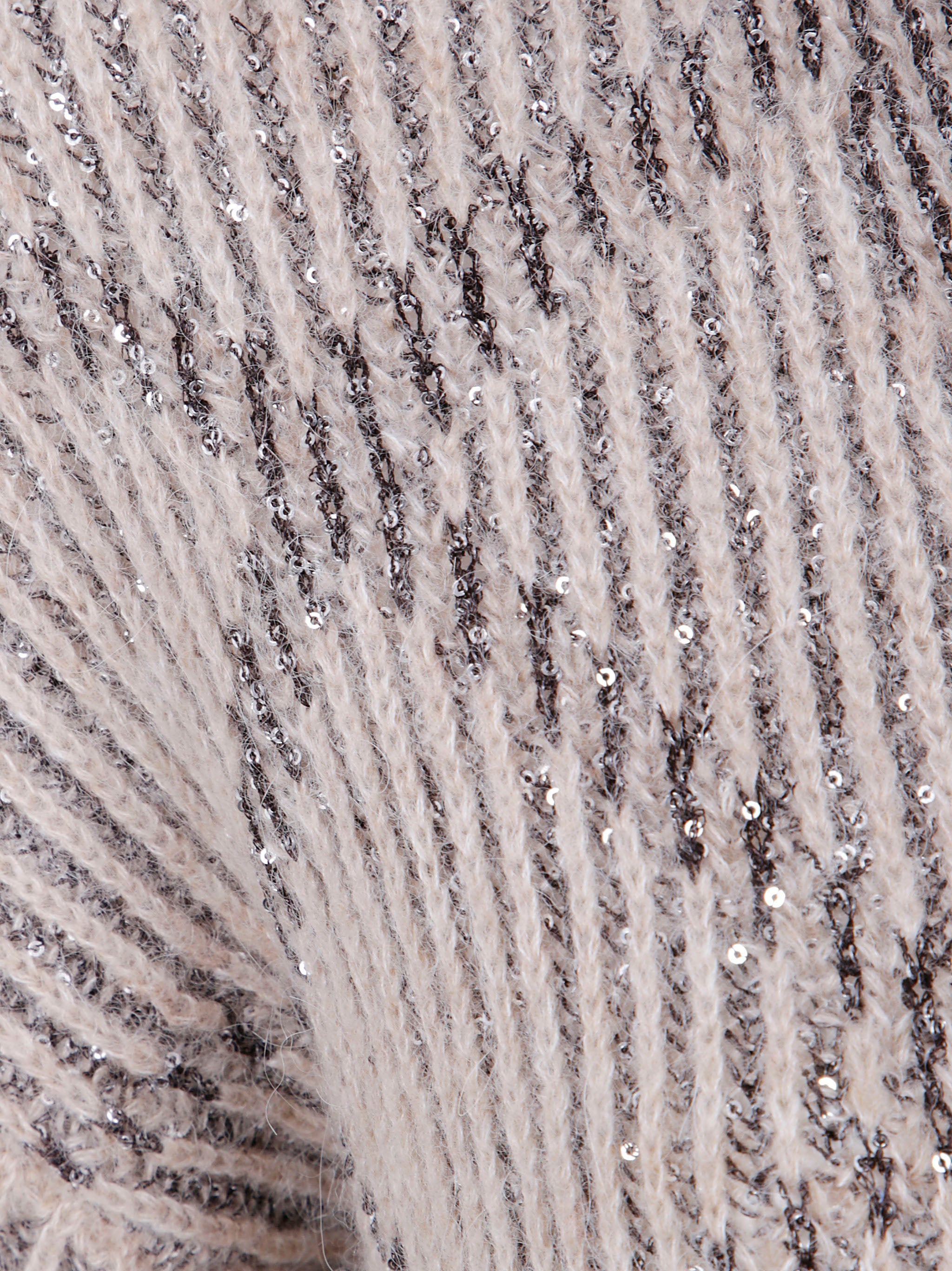 D.EXTERIOR Mini Sequin Rhombus Short Cardigan