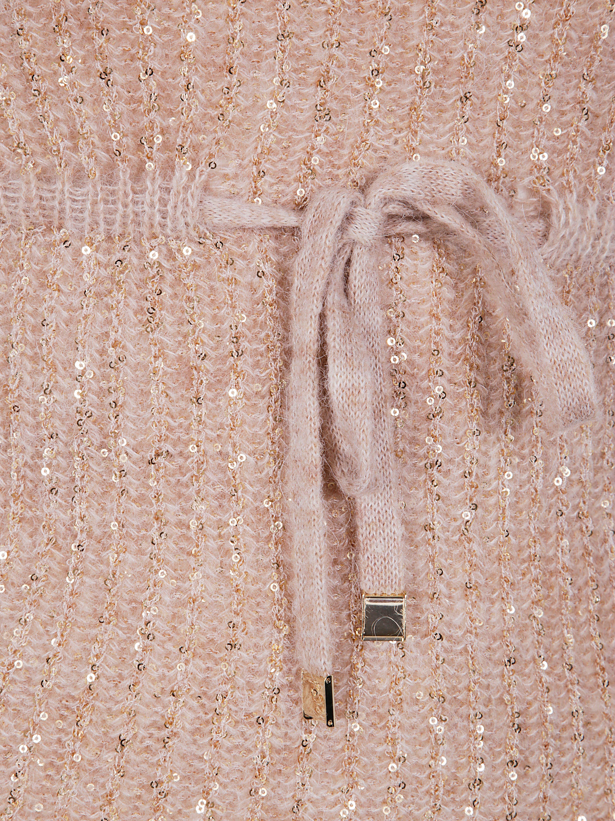 D.EXTERIOR Soft Sequins Pullover Hoodie