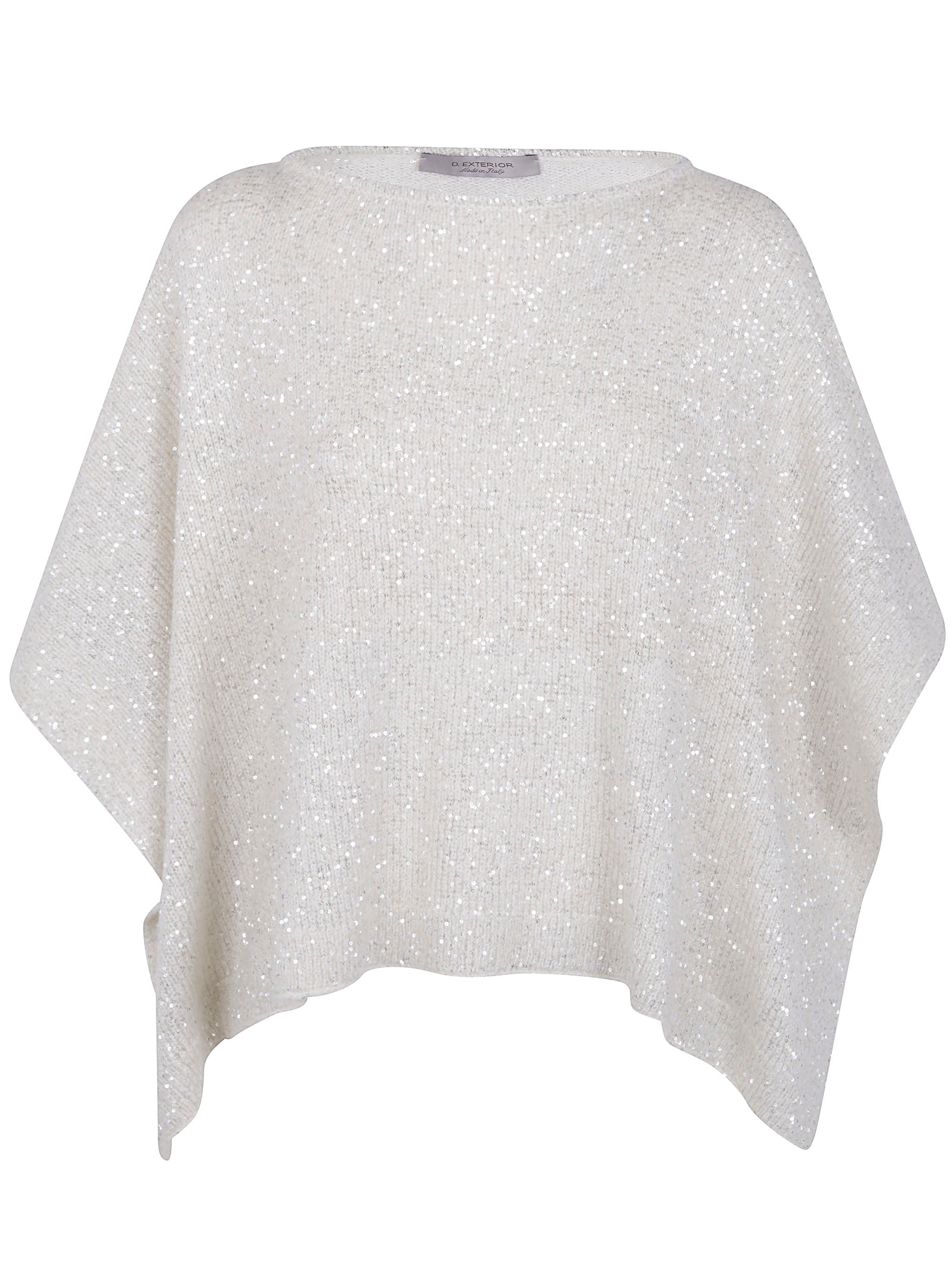 D.EXTERIOR Soft Sequins Cape for Women - FW25