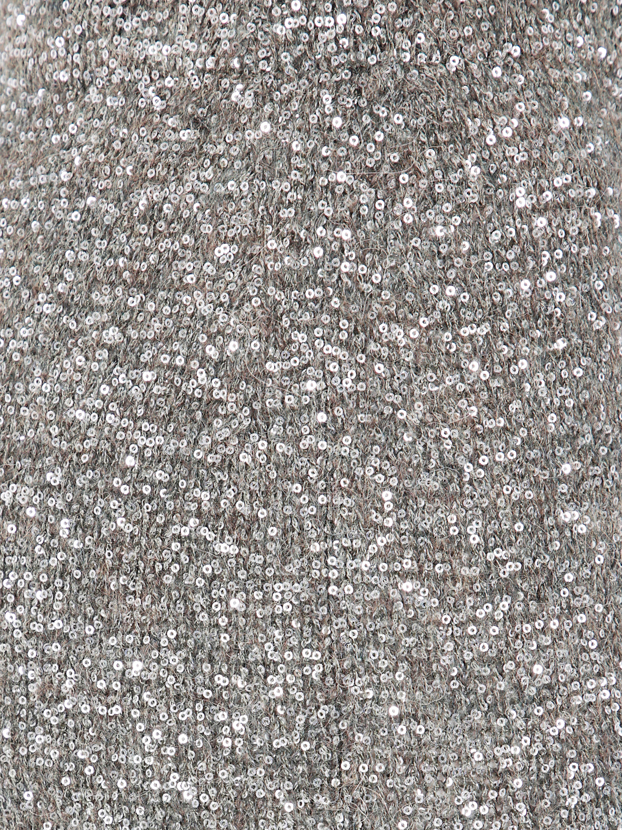 D.EXTERIOR Soft Sequins Straight Skirt