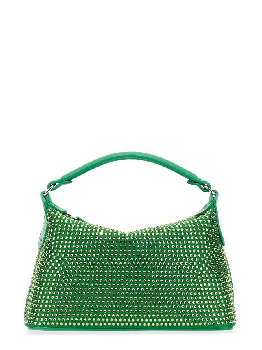 LEONIE HANNE X LIU JO Rhinestone Hobo Handbag with Single Handle