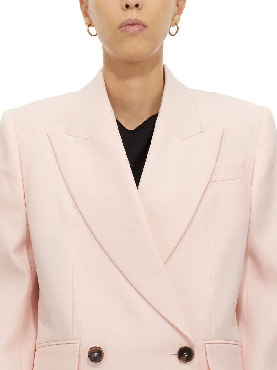 ALEXANDER McQUEEN Double-Breasted Jacket with Peaked Lapels for Women