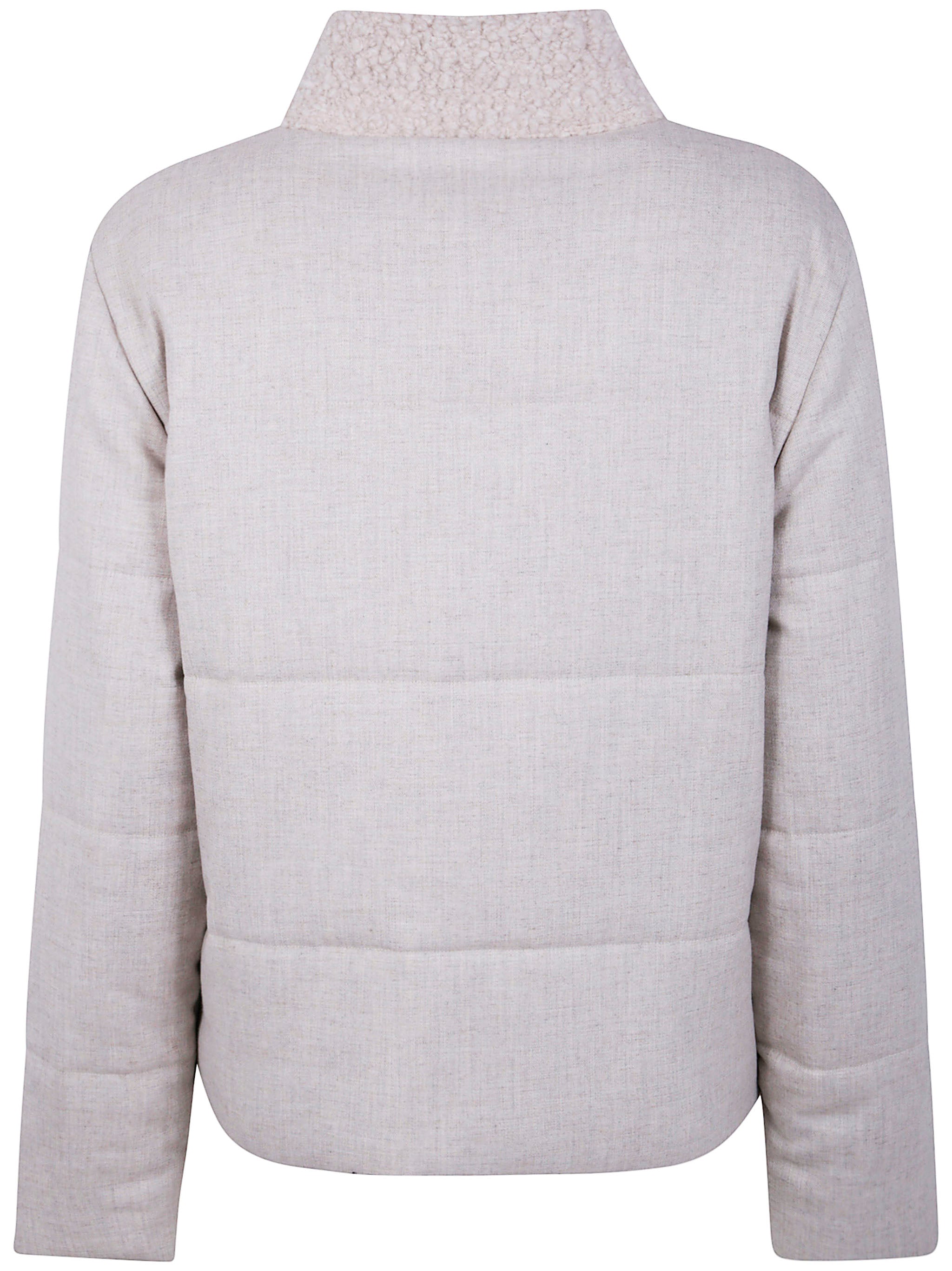 D.EXTERIOR Soft Flannel Boucle Loop Jacket for Women - FW25