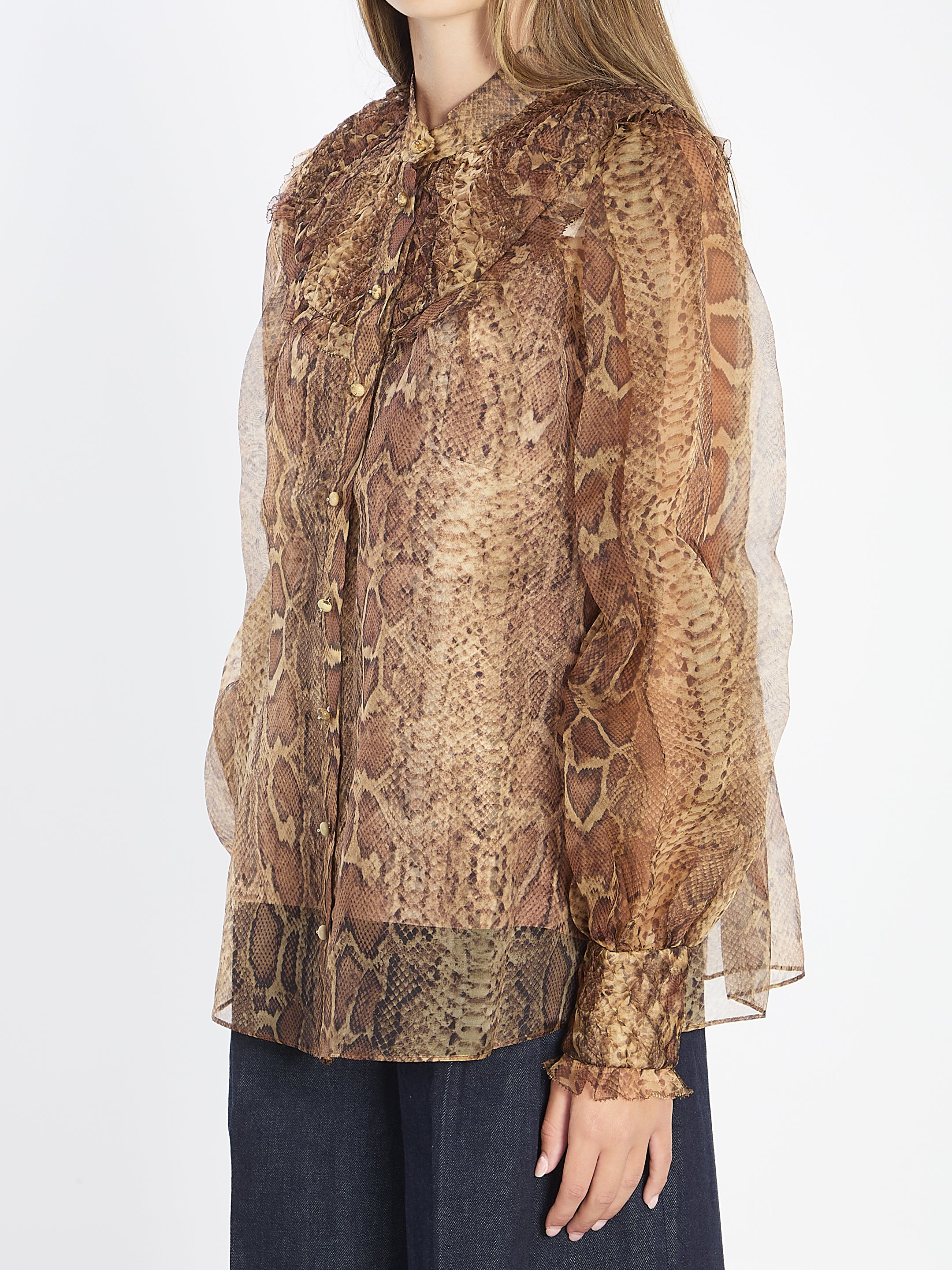 ZIMMERMANN Silk Shirt for Women - FW25 Collection