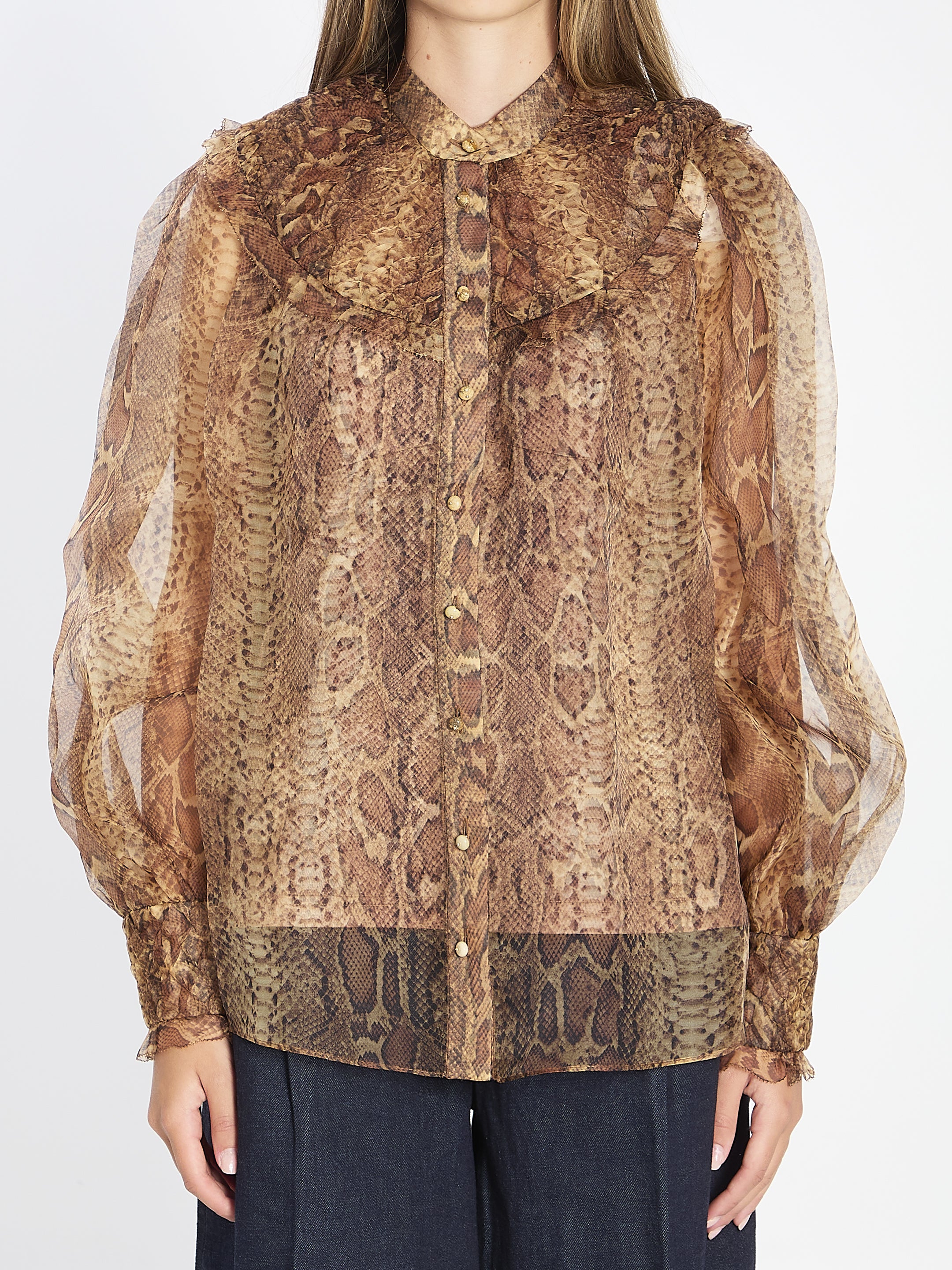 ZIMMERMANN Silk Shirt for Women - FW25 Collection