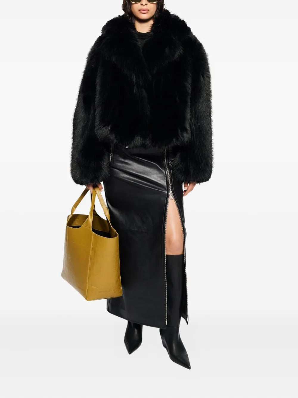 STAND STUDIO Mini Jacket with Slit Pockets - Size 34