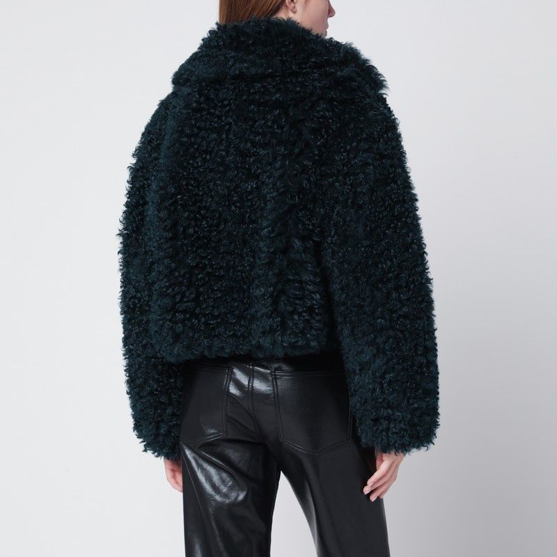 STAND STUDIO Mini Short Faux-Fur Jacket