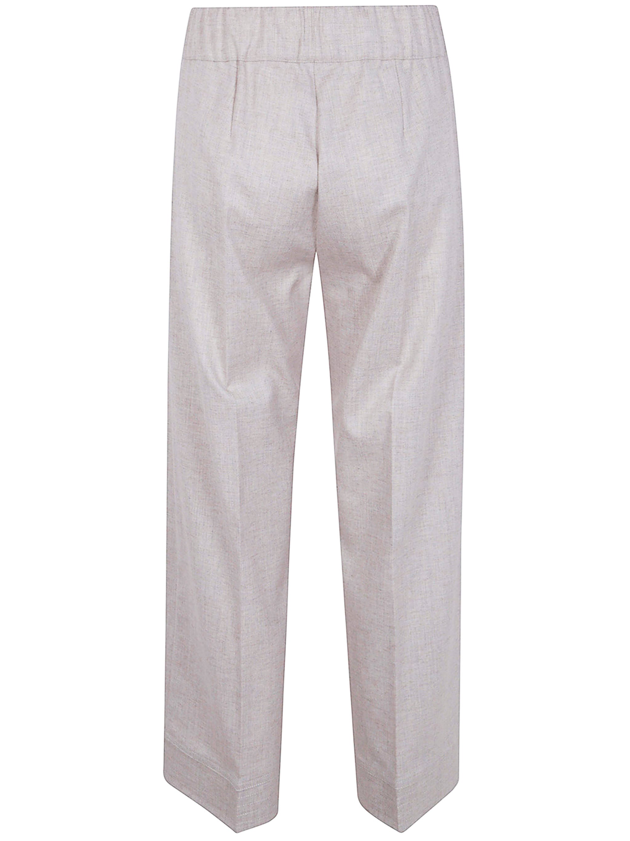 D.EXTERIOR Soft Flannel Wide Leg Short Trousers