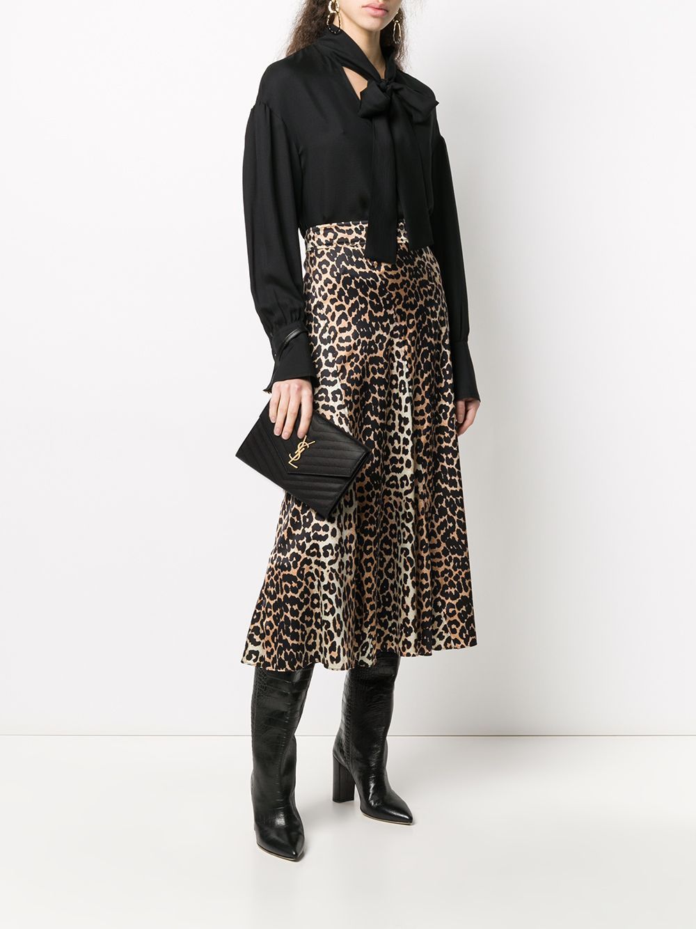 SAINT LAURENT CASSANDRE FLAP Mini Pouch Handbag