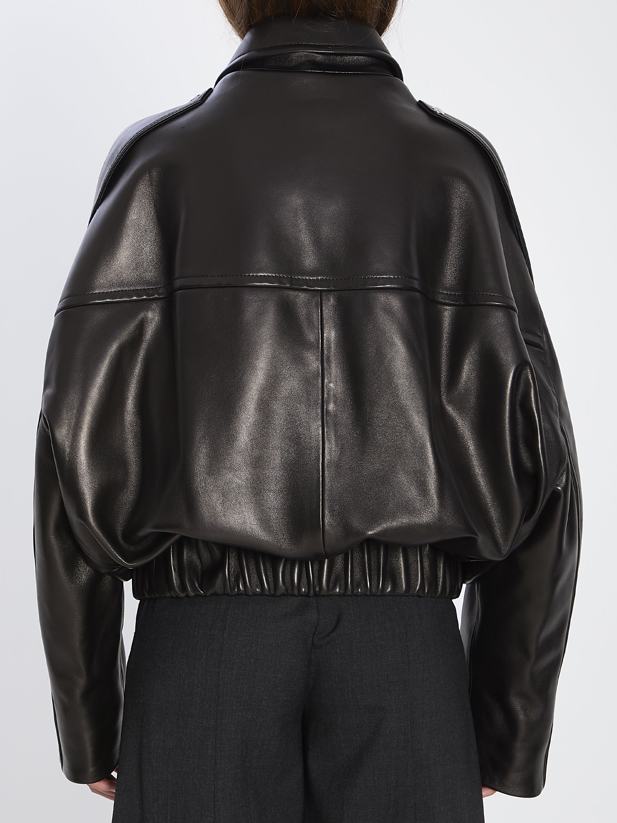 KHAITE Owey Leather Jacket