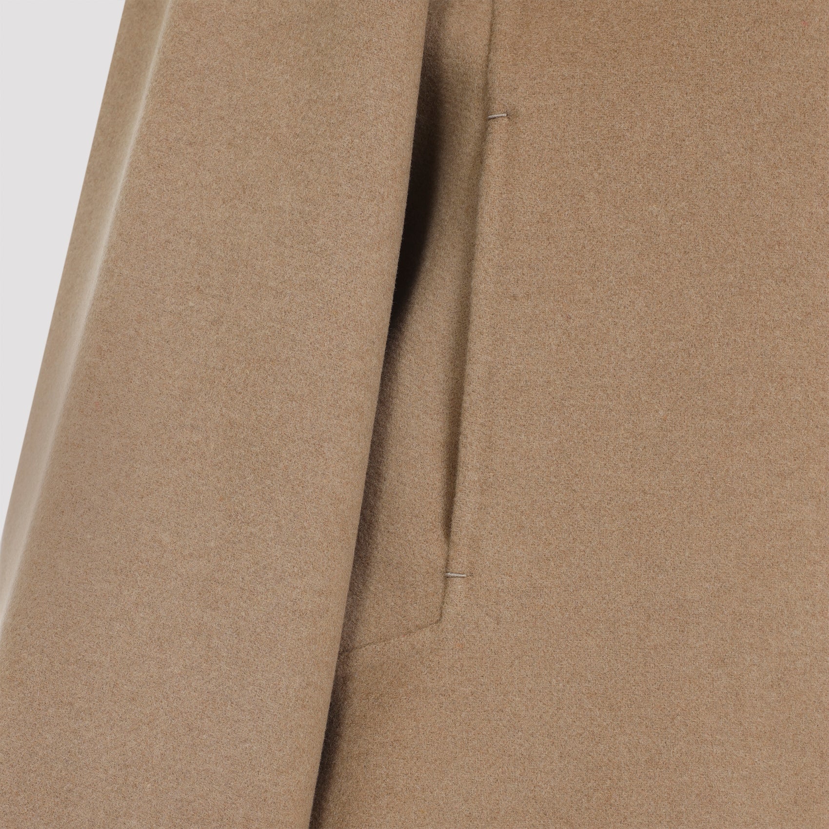 KHAITE Double-Faced Wool Jacket with Sculptural Sleeves - Size S