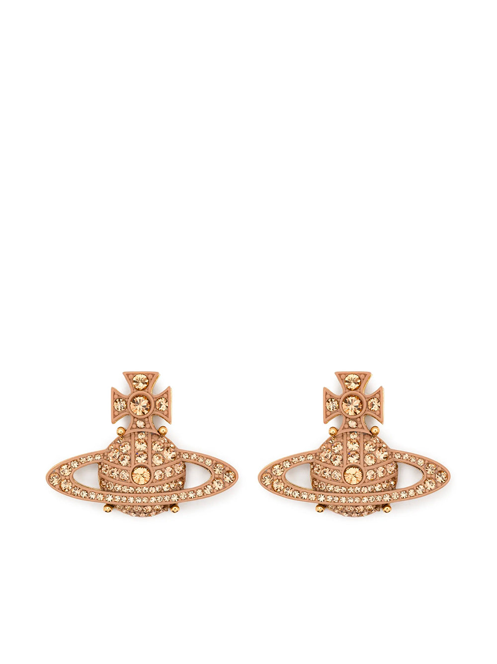 VIVIENNE WESTWOOD Mini Orb Crystal Earrings