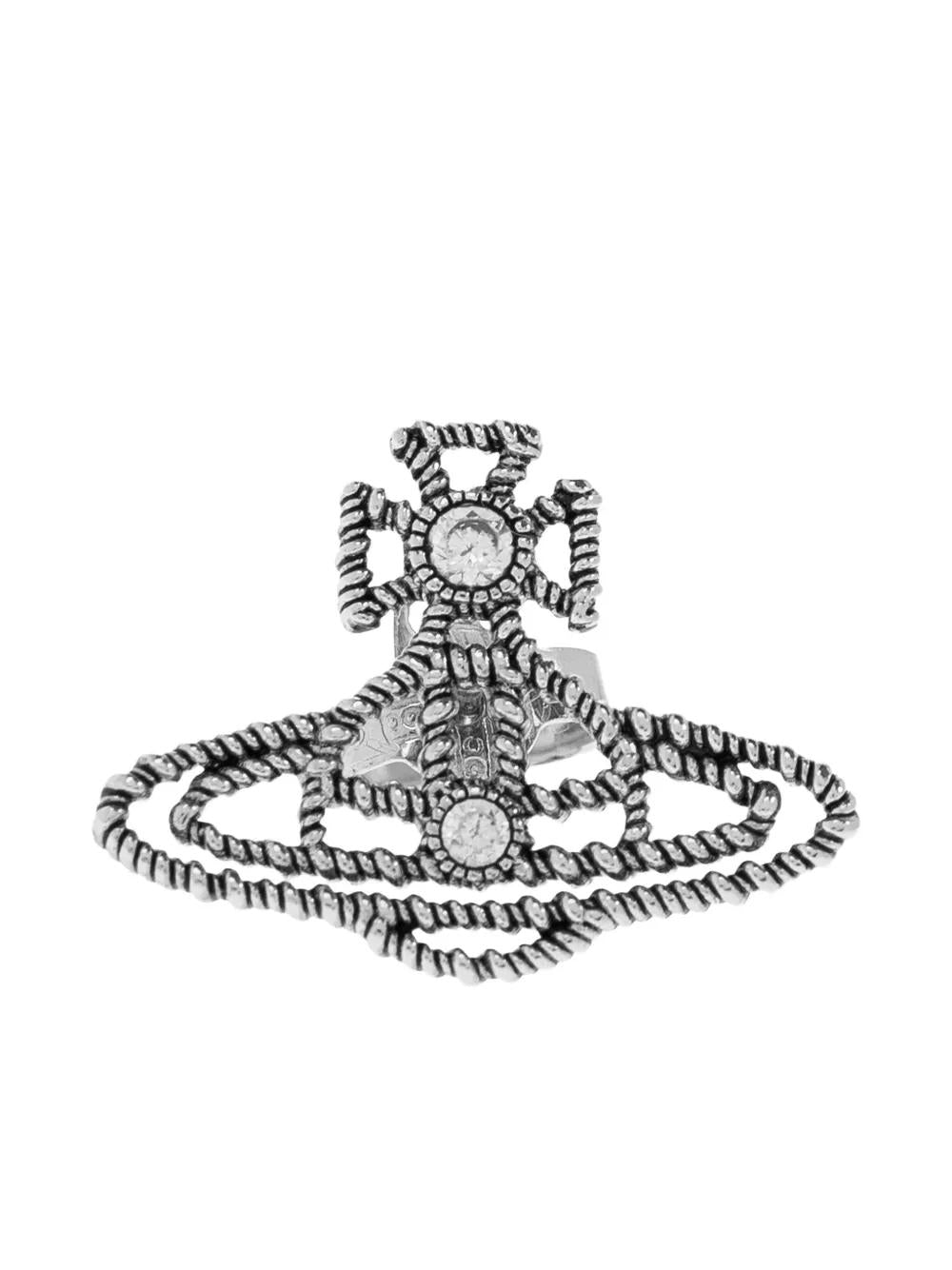 VIVIENNE WESTWOOD Crystal-Adorned Orb Earrings